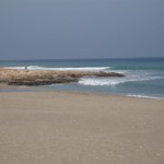 The local beach
